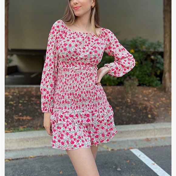 Long Sleeve Spring Summer Dress - Picture 4 of 6